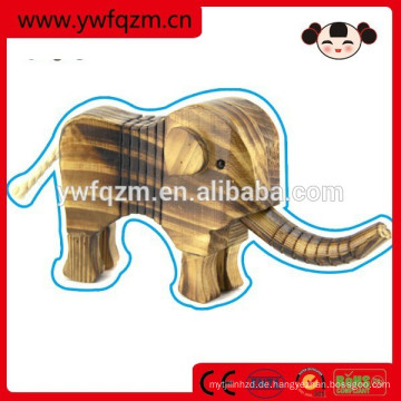 Großhandel gute qualität Mini tier holzschnitzerei elefanten handwerk